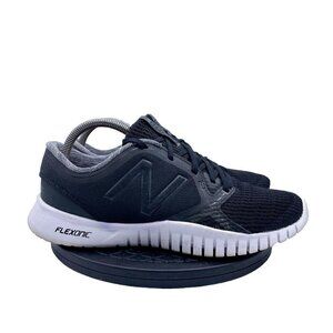 Men's New Balance MX66MB2 Flexonic Black/White Lace-up Running Shoes Size 8.5D